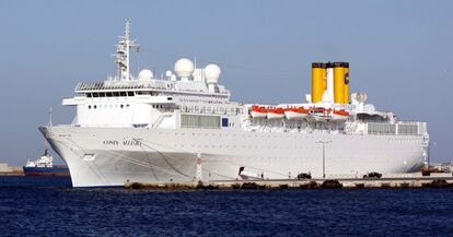 Una imagen del crucero &#039;Costa Allegra&#039;, en junio de 2010. 