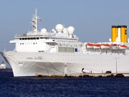 Una imagen del crucero &#039;Costa Allegra&#039;, en junio de 2010. 
