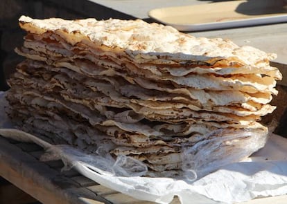 El lavash es uno de los panes típicos armenios
