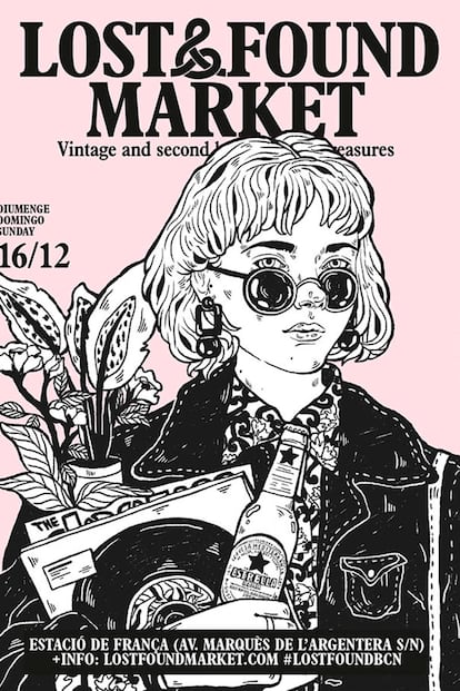 LOST&FOUND MARKET. Un disco que pone de buen humor, el cómic que leías en tu infancia, un abrigo de segunda mano o una lámpara que hace viajar al pasado con solo mirarla son algunos de los objetos que se pueden encontrar en la edición navideña de este mercadillo que se celebra en la Estación de Francia. Encuentra tu particular tesoro vintage al son de las míticas canciones que suenan en el espacio. 16 de diciembre. Estación de Francia. Barcelona.