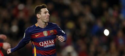 Messi, en el último encuentro ante el Athletic.