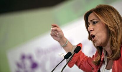 La presidenta de la Junta i candidata del PSOE, Susana Díaz.