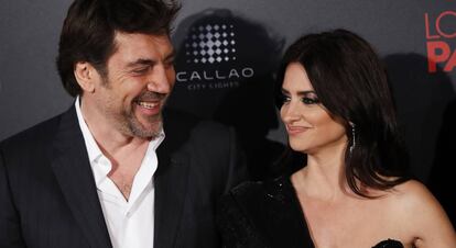 Bardem y Penélope Cruz.