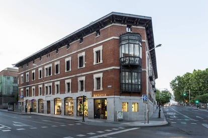 Exterior de la tienda de Batavia en la calle Mejía Lequerica de Madrid.