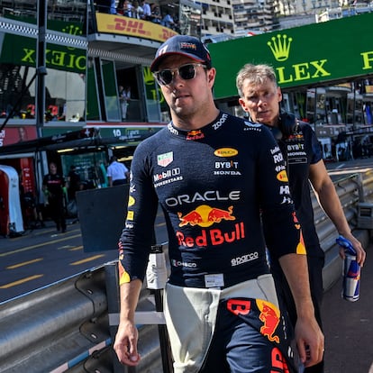 Checo Pérez en el Gran Premio de Mónaco de Fórmula 1
