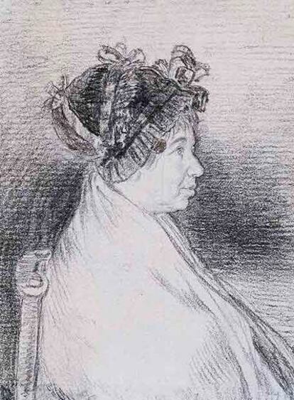 Josefa Bayeu retratada por su marido, Francisco de Goya, en 1805.
