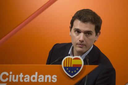 El presidente de Ciudadanos, Albert Rivera.