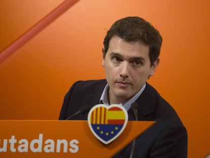 El presidente de Ciudadanos, Albert Rivera.