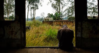 Um paciente com Aids em Mbanza-Ngungu (Congo).