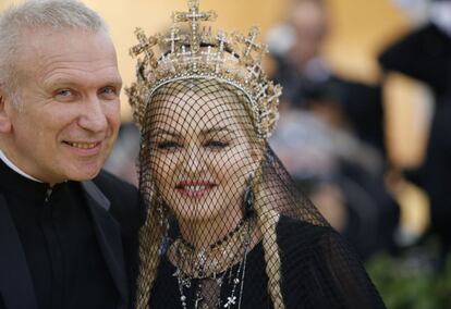 Jean Paul Gaultier, con Madonna una de sus grandes musas.