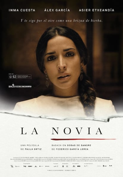 Cartel de 'La novia', dirigida por Paula Ortiz, cuenta con 12 nominaciones.