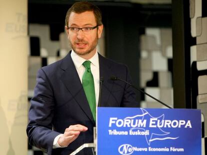Maroto, durante su intervención en el Fórum Europa.