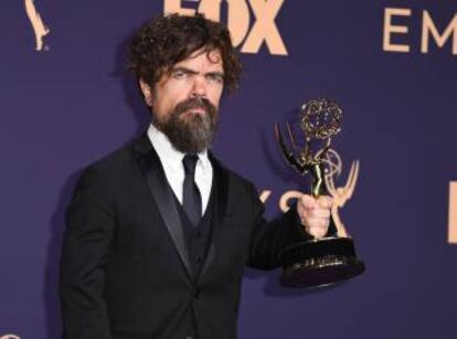 Peter Dinklage tras recibir el premio a mejor actor en drama.