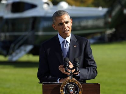 Obama, este martes en la Casa Blanca.