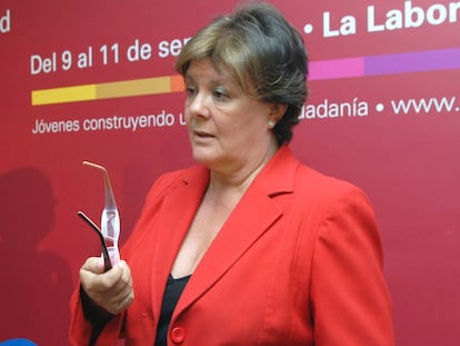 Enriqueta Chicano, nueva presidenta del Tribunal de Cuentas, en una imagen de 2010.