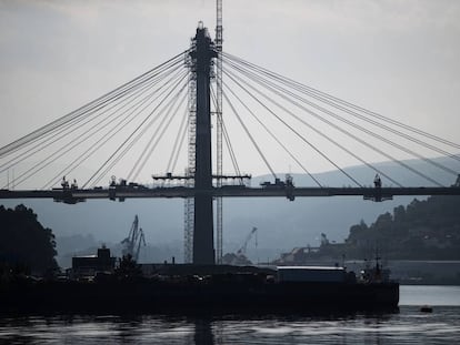 Obras del Puente de Rande.