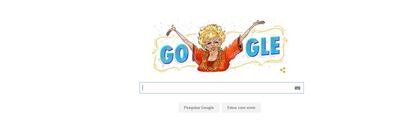 Dercy Gonçalves ganha Doodle do Google.