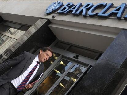 Una sucursal de Barclays en Londres (Reino Unido)