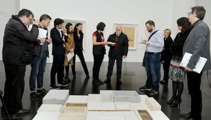 Presentación de los nuevos elementos de accesibilidad en el Macba.