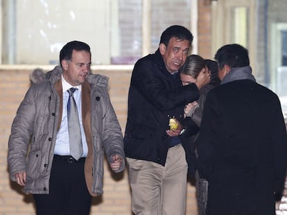 Humberto Moreira, al salir de la cárcel de Soto del Real, el 22 de enero.