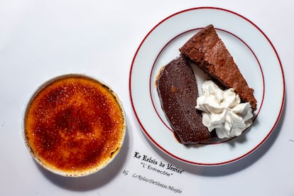 'La Crème Brûlée' y 'Le Gâteau du Relais'.