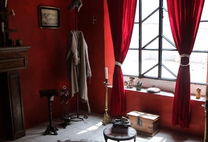 Uno de los cuartos de Enigma Room en la colonia Roma.