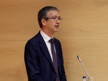 El gobernador del Banco de España, Pablo Hernández de Cos. 