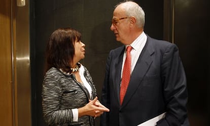 Cristina Narbona y Fernando Marti, en 2012.