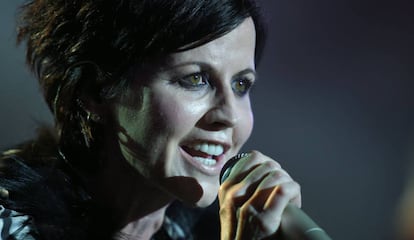 Dolores O'Riordan durante en el Cognac Blues Passion festival en julio de 2016.