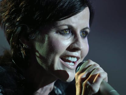 Dolores O'Riordan durante en el Cognac Blues Passion festival en julio de 2016.