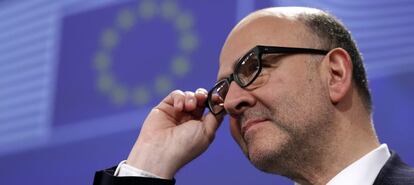 El comisario de Asuntos Econ&oacute;micos de la UE, Pierre Moscovici. 
 