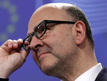 El comisario de Asuntos Econ&oacute;micos de la UE, Pierre Moscovici. 
 