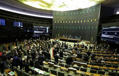 La Cámara de Diputados brasileña. 