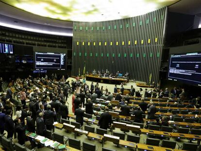 La Cámara de Diputados brasileña. 