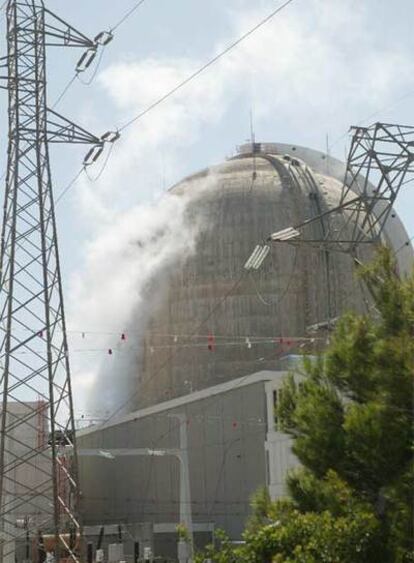 Incendio del pasado domingo en Vandellòs II.