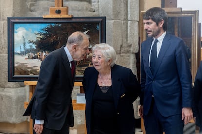 Javier Solana, Paquita Rico y Ernest Urtasun.