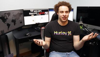 Marcus Hutchins após descobrir o antídoto contra o WannaCry.