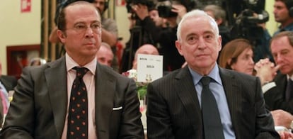 Antonio Vázquez, presidente de Iberia, y Miguel Martín, presidente de la AEB.