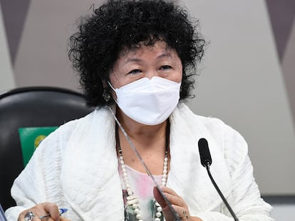 A médica oncologista Nise Yamaguchi, que foi ouvida pela CPI da pandemia nesta terça-feira.