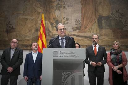 El presidente de la Generalitat de Cataluña, Quim Torra.