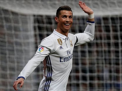 Cristiano Ronaldo, en un partido.