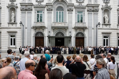 Judges and prosecutors protest the courts against the legal reforms of the Government | Spain