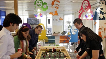 Las oficinas de Google en Madrid.