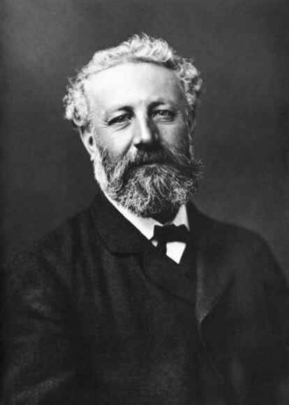 Retrato del escritor francés Julio Verne conservado en la Biblioteca Nacional de Francia.