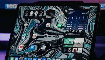 Pantalla de un iPad Pro