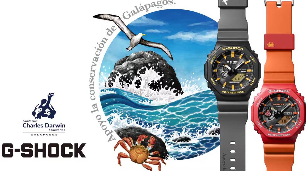 Casio G-SHOCK x Charles Darwin Foundation, un curioso reloj inspirado en las islas Galápagos