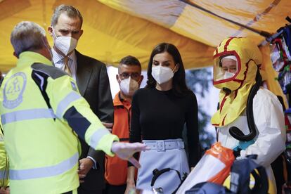 Han presidido el homenaje a los profesionales del Samur-Protección Civil del Ayuntamiento de Madrid por sus 30 años, en los que, según Felipe VI, el servicio de emergencias municipal se ha consolidado como un cuerpo “imprescindible”.