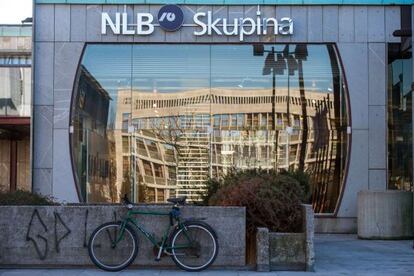 La sede central del banco esloveno NLB, en Liubliana.