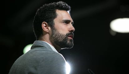 Roger Torrent, aquest dissabte a Barcelona.