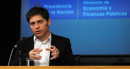 Axel Kicillof, ministro de Economia argentino.